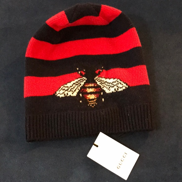 Gucci Bee Stocking Cap Nwt Authentic 